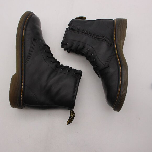 Doc Dr. Martens 15382 Women's Size 5 Black Zip Lace Up Comfort Combat Boots - Picture 8 of 9